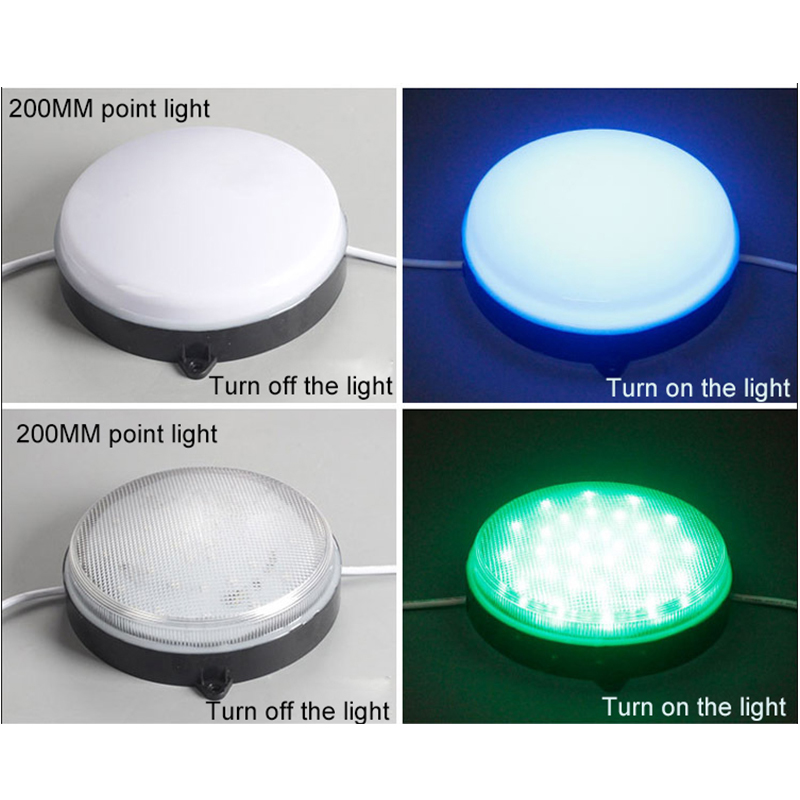 DC24V Diameter 15/20cm 5050SMD Single/Full color Plastic Round Pixel Module Outdoor Waterproof IP67 Plastic Round Point Light Led Pixel Light DC24V Diameter 15/20cm 5050SMD Single/Full color Plastic Round Pixel Module Outdoor Waterproof IP67 Plastic Round Point Light Led Pixel Light